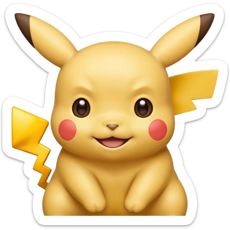 tete pikachu lol sticker