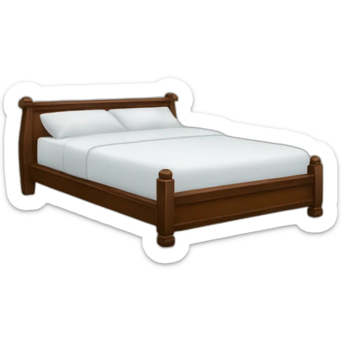 Bed king size sticker