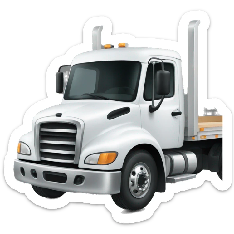 arched truck truck sticker