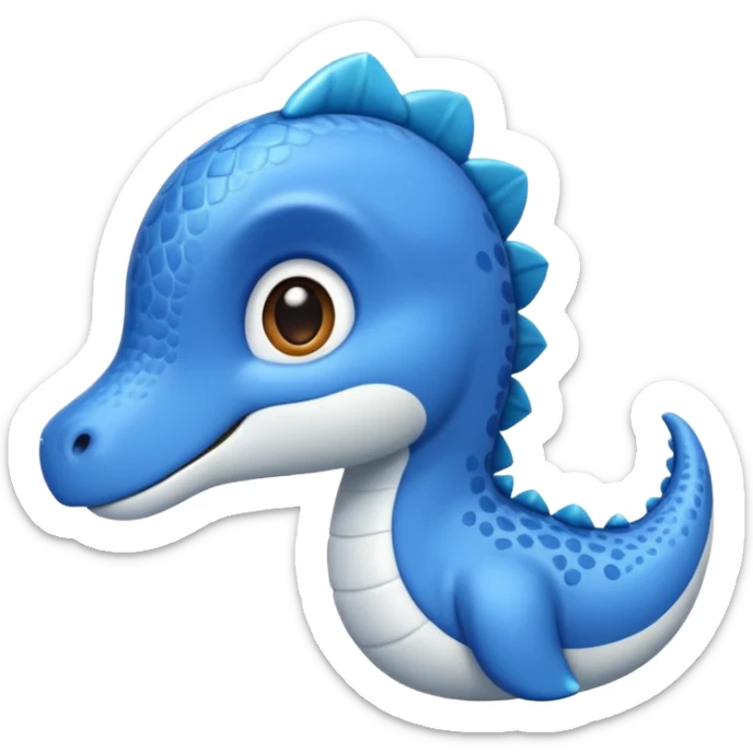 As un emoji de el dinosaurios ANQUILOSAURIO de perfil en color azul que sea bebe y tenga un efecto mas animado que sea mas animado y sin tantos picos pero que sea ANQUILOSAURIOno se parese a un ANQUILOSAURIO asi esta bien pero olvidaste hacerlo bebe  sticker