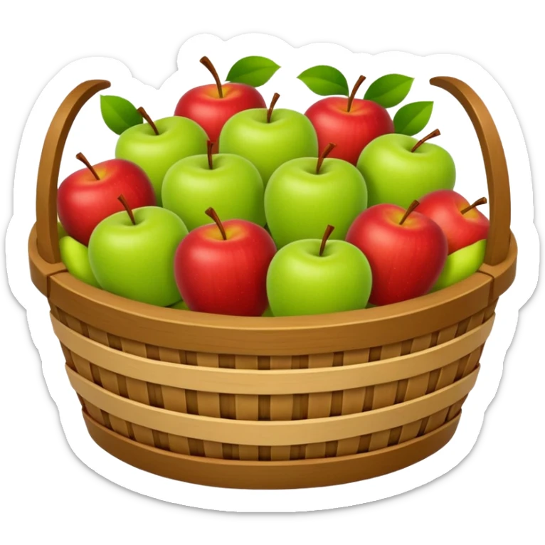 Apple Basket sticker