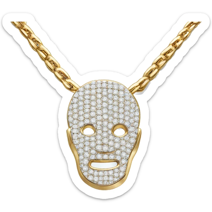 diamond tennis chain with a diamond and white gold pendant with the word jake sticker
