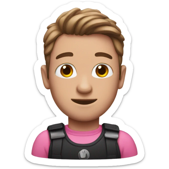Pink Stanley sticker