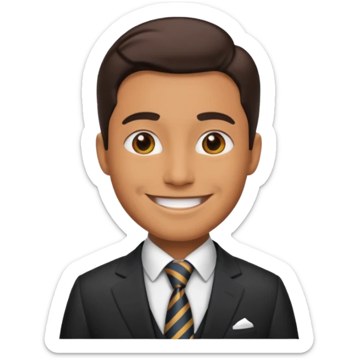 I want a emoji of a character Berlin from money heist sticker