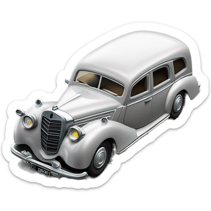  Darth Vader’s 1943 hot wheels WW2 Mercedes German Staff Officer’s 4-door Car sticker