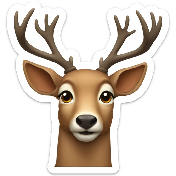 Deer sticker