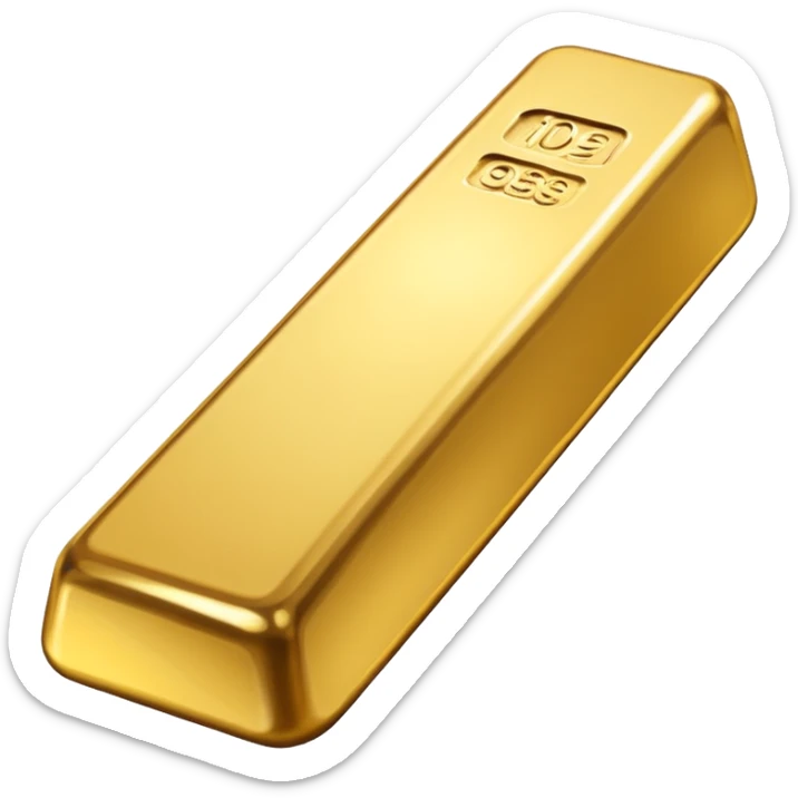 Gold bar sticker