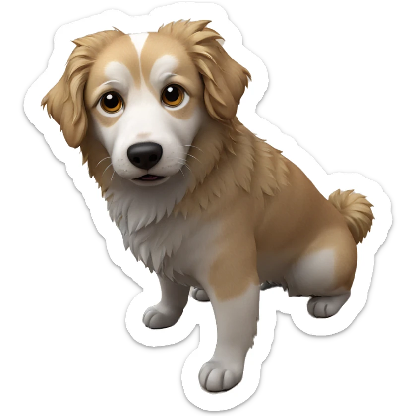 dog with a weapon sticker