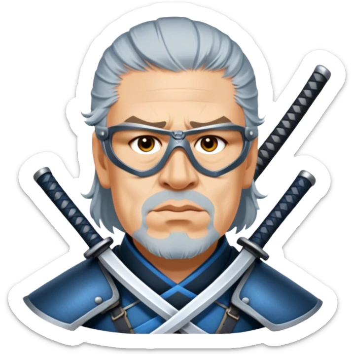 Samurai Defender sticker