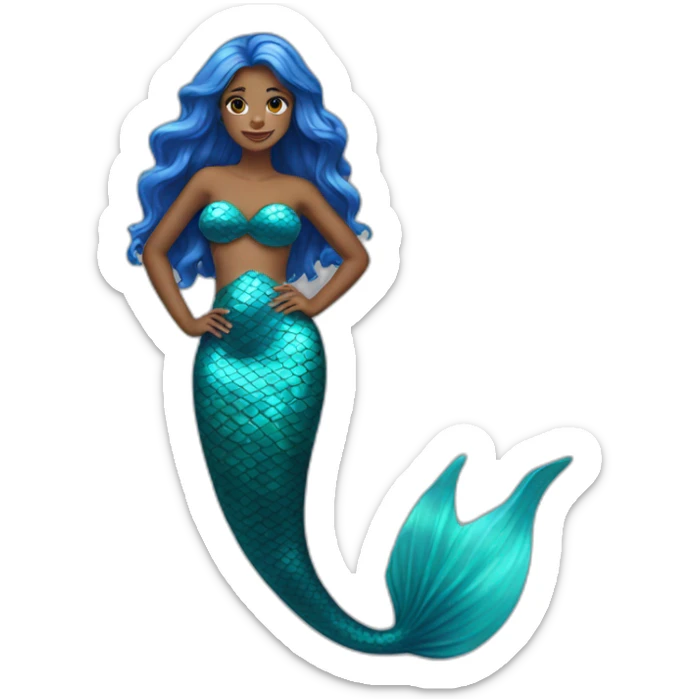 mermaid sticker