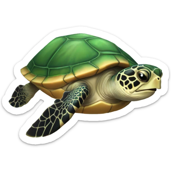 sea turtle sticker