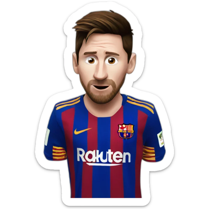 Messi Dab sticker