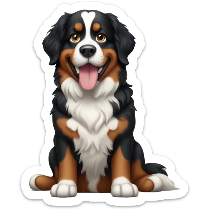 Bernese mountain dog  sticker
