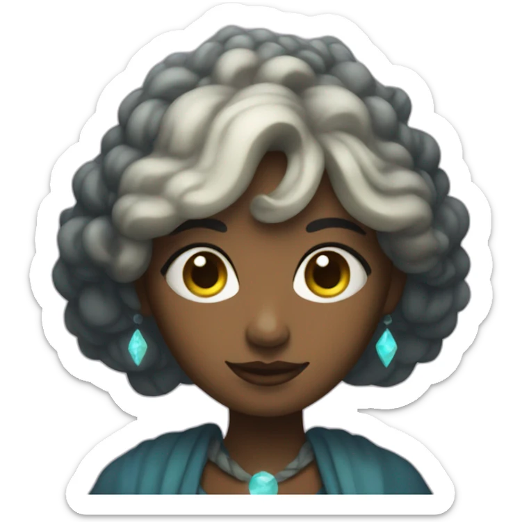 mystical woman sticker