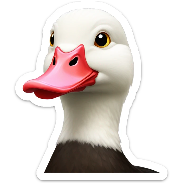 muscovy duck sticker