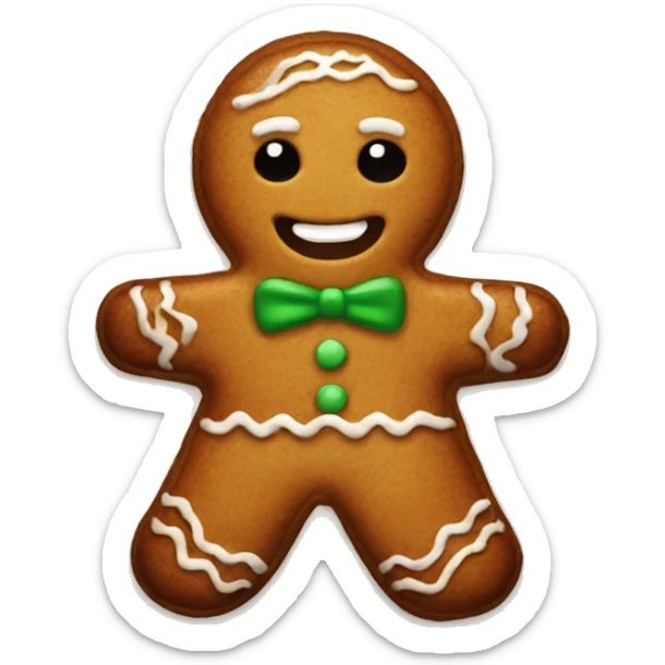 Gingerbread sticker