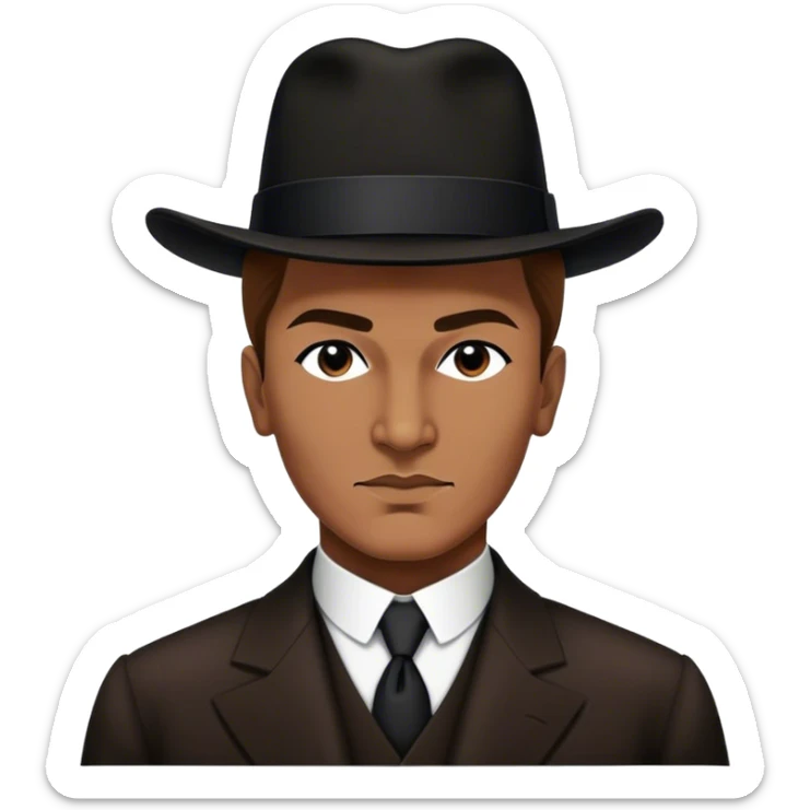 ​Cinematic Realistic Portrait of a Young Mustafa Kemal Atatürk, depicted in his iconic tall black hat and traditional attire with a confident, visionary expression, rendered with rich historical textures and warm, inspiring lighting that captures his youthful dynamism and transformative leadership, sticker