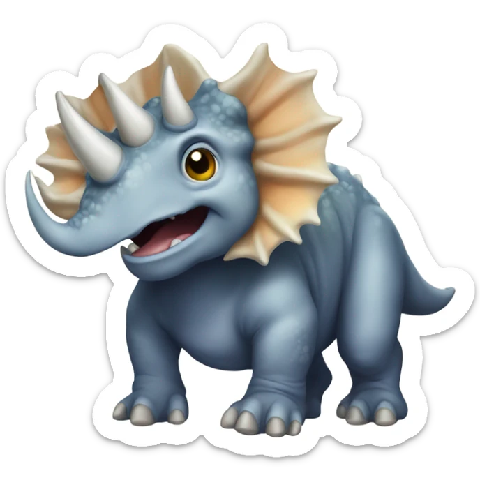 Triceratops sticker
