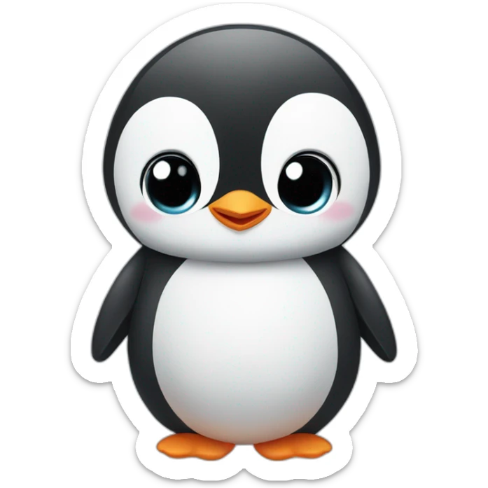 baby penguin sticker