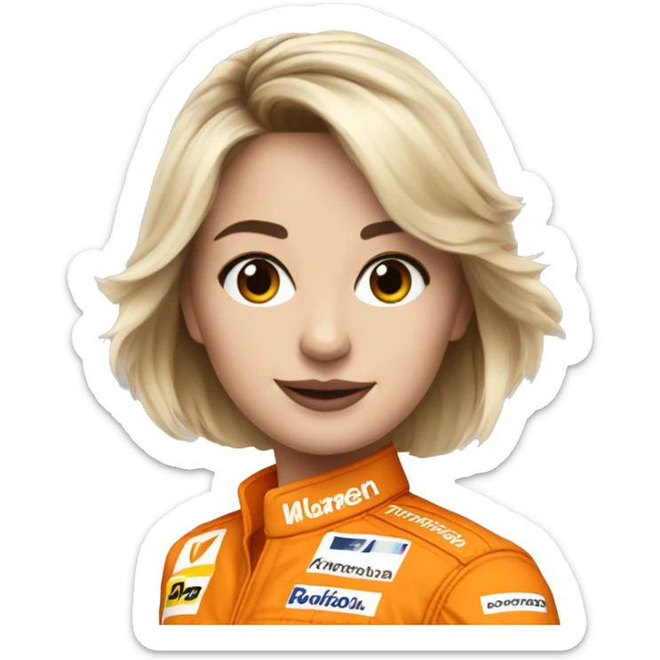 Fan-girl F1 McLaren  sticker