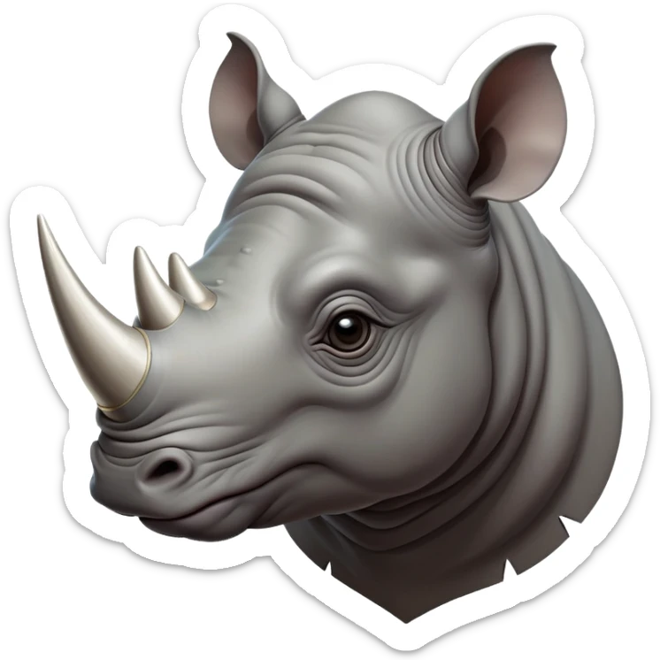 cinematic-noble-rhinoceros-portrait-emoji,-poised-and-regal,-with-a-massive,-powerful-build-and-a-thick,-deep-set-soulful-piercing-eyes,-simplified-yet-sharp-and-sophisticated-features,-highly-detailed, large eyes sticker