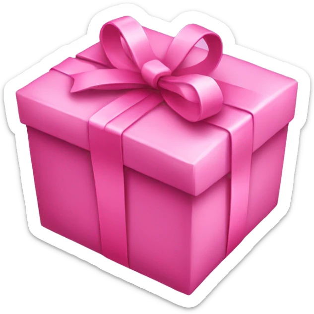 Pink gift sticker