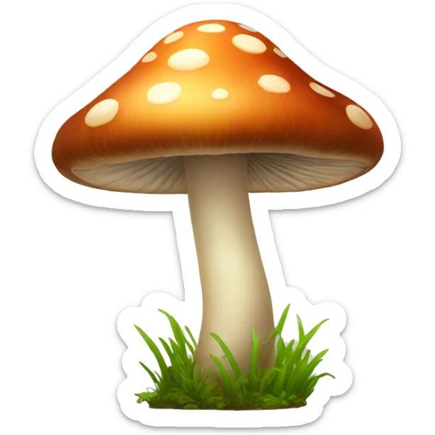 mushroom sticker