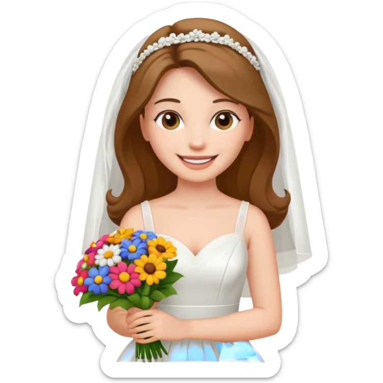 Bride sticker