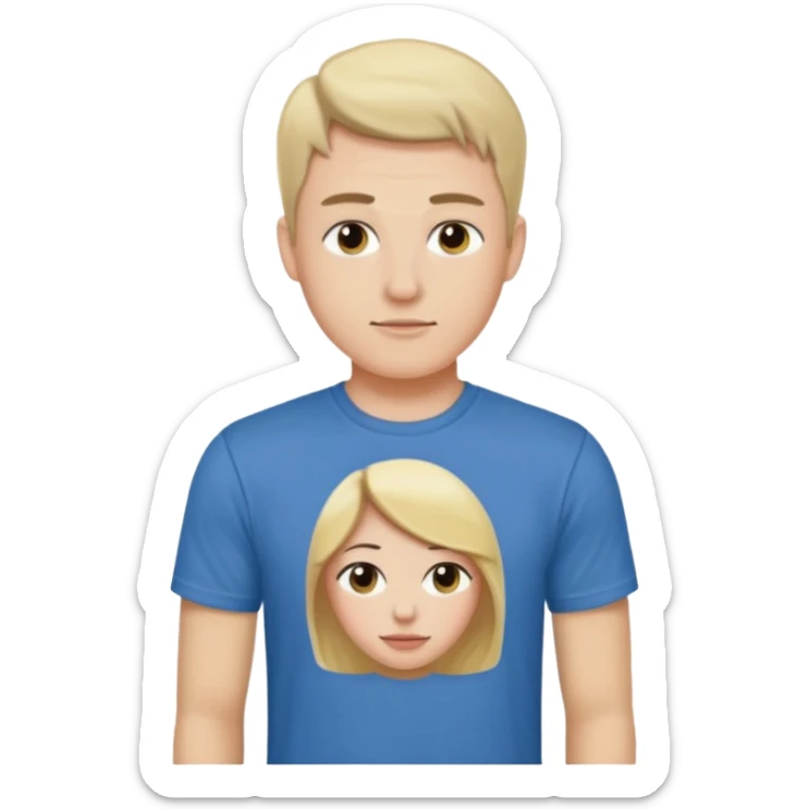 A avartar like a boyfriend send to a girl friend through message:wifey sticker