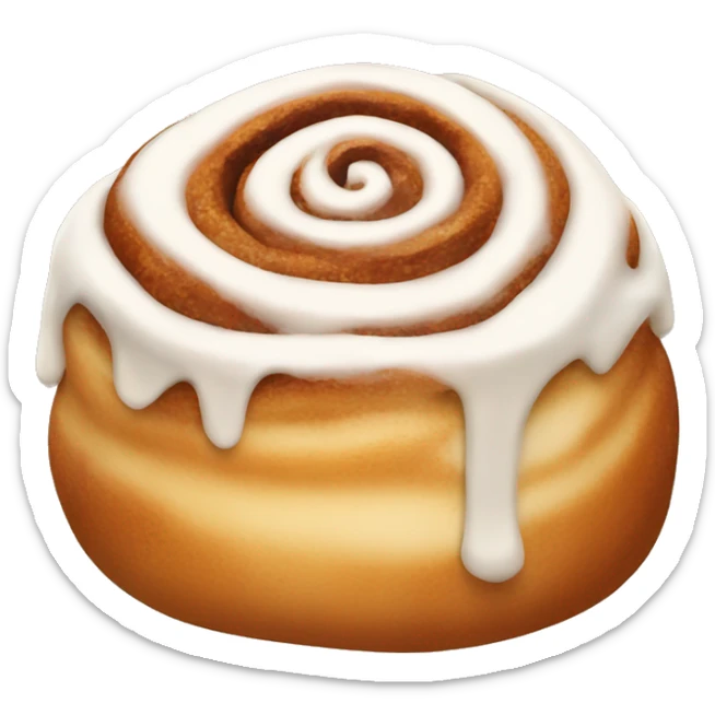 Cinnamon roll sticker