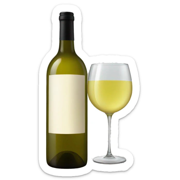 White wine sticker