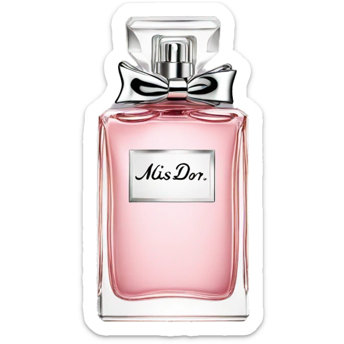 Miss dior perfume sticker