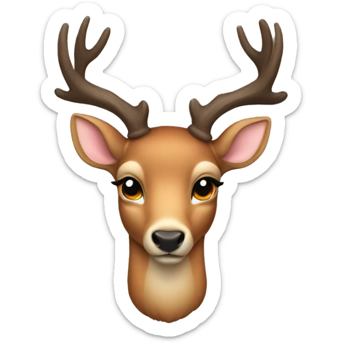 Deer sticker