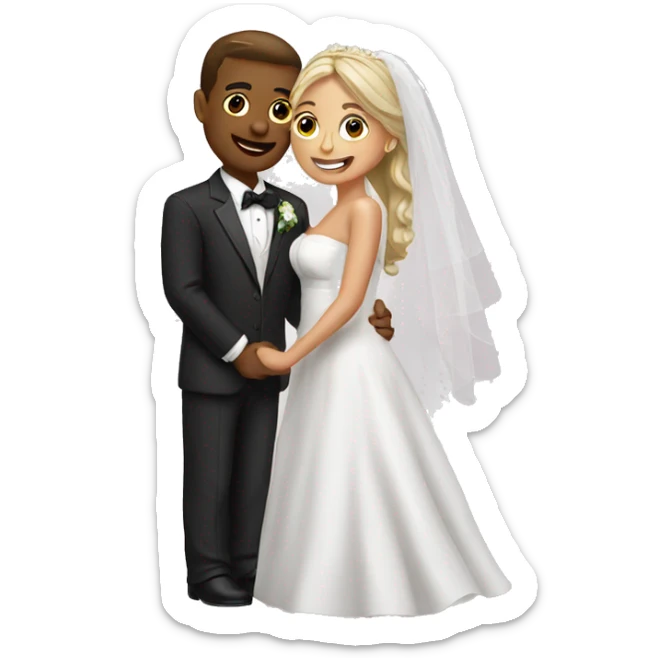 Wedding sticker