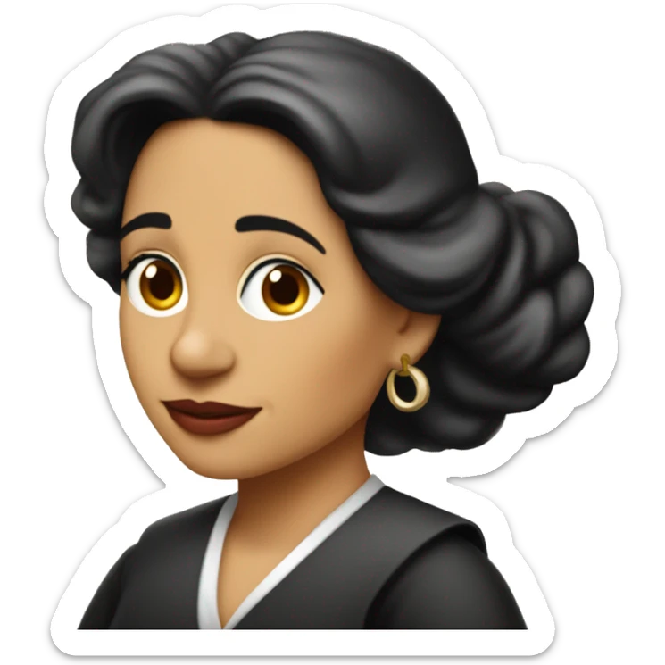 Lola Rodríguez de Tió was the first Puerto Rican-born woman poet to establish herself a reputation as a great poet throughout all of Latin America sticker