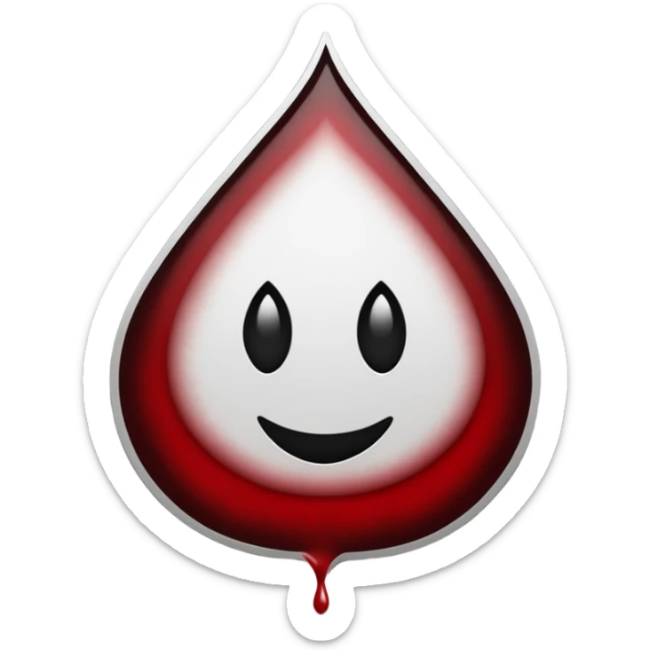 Minimalist emoji-style sticker of a gothic paper with “your soul” in blackletter, desaturated blood drop as signature, grayscale ink and parchment texture



 sticker