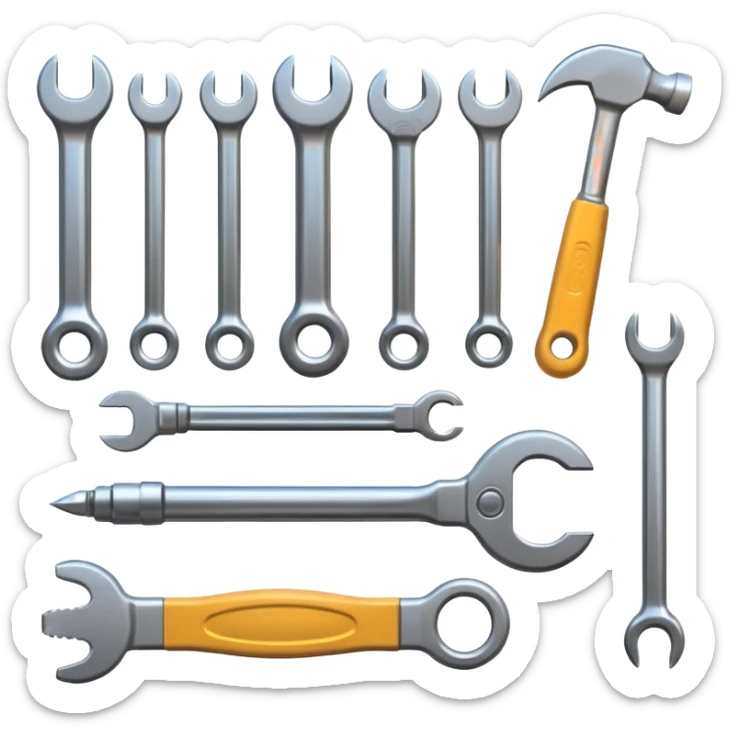 herramientas de ferreterias sticker