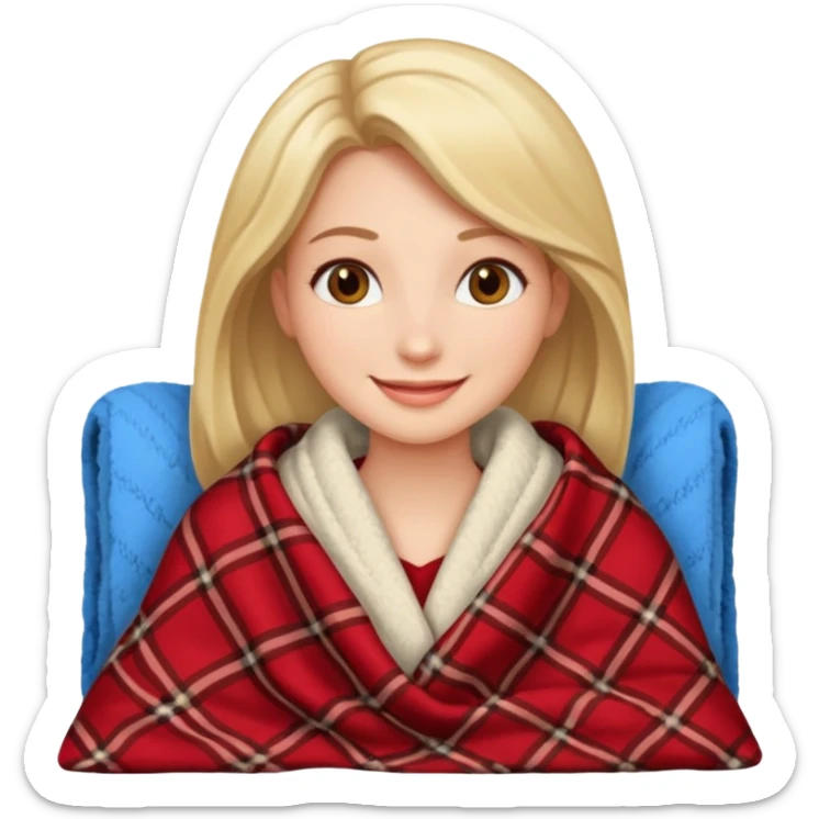 
woman who likes to watch romantic movies sticker