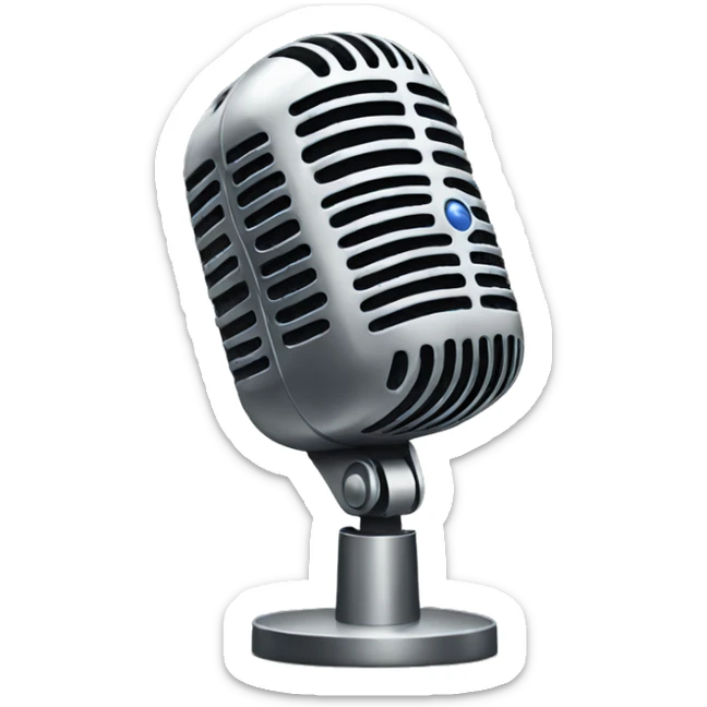 microphone sticker