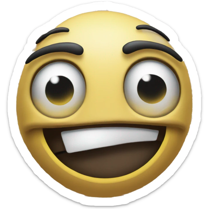 Design happy and eye-catching emoji mascot for ' Henry Social ' graffiti style. sticker