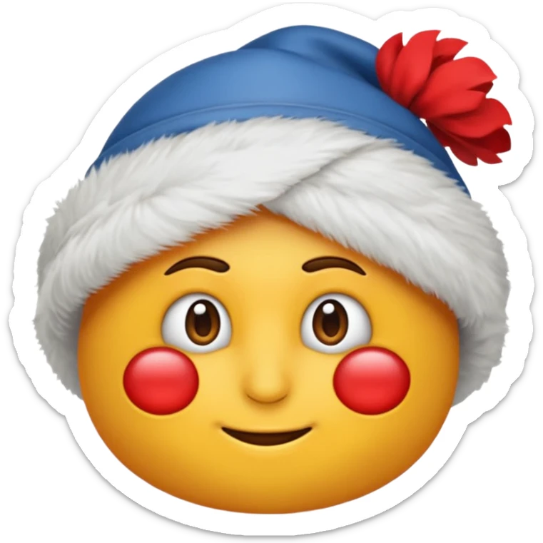 Un emoji care să fie roșu în obraji, dar să își dea ochi peste cap sticker