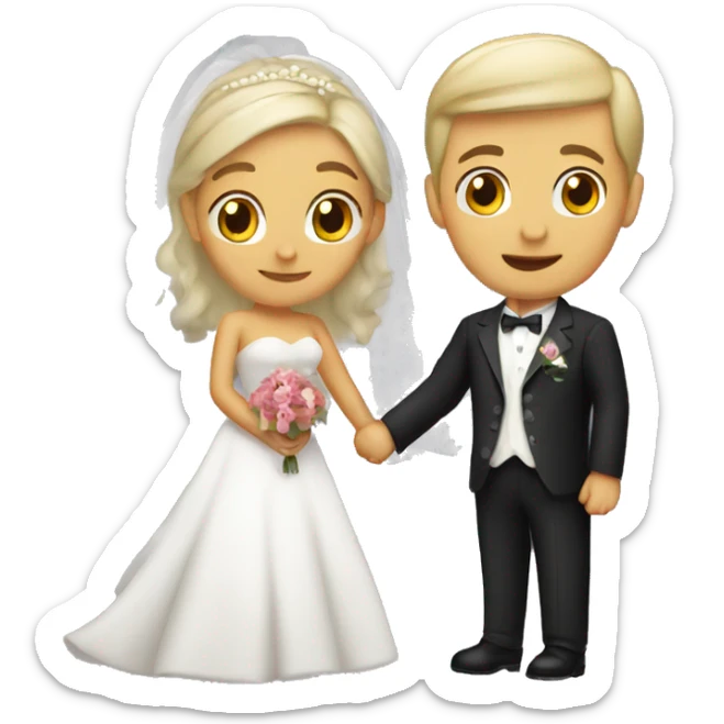 wedding sticker