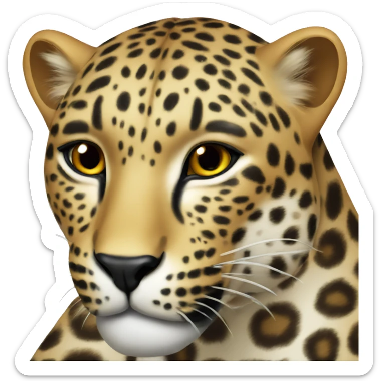 Leopard sticker