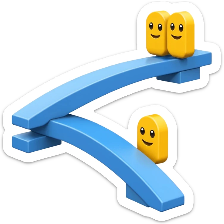 Nur drei Balken zur Seite oben blau in der Mitte weiß und dann unten gelb sticker