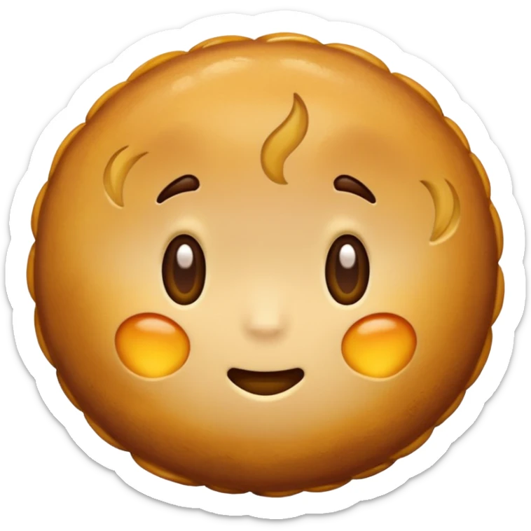 Make an emoji of the popular Dutch food "bitterbal" sticker