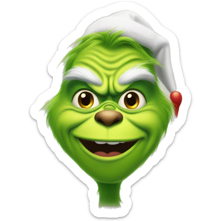 grinch sticker