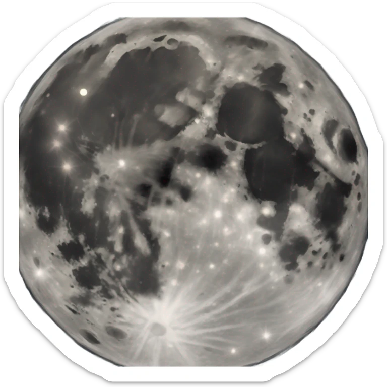 moon sticker