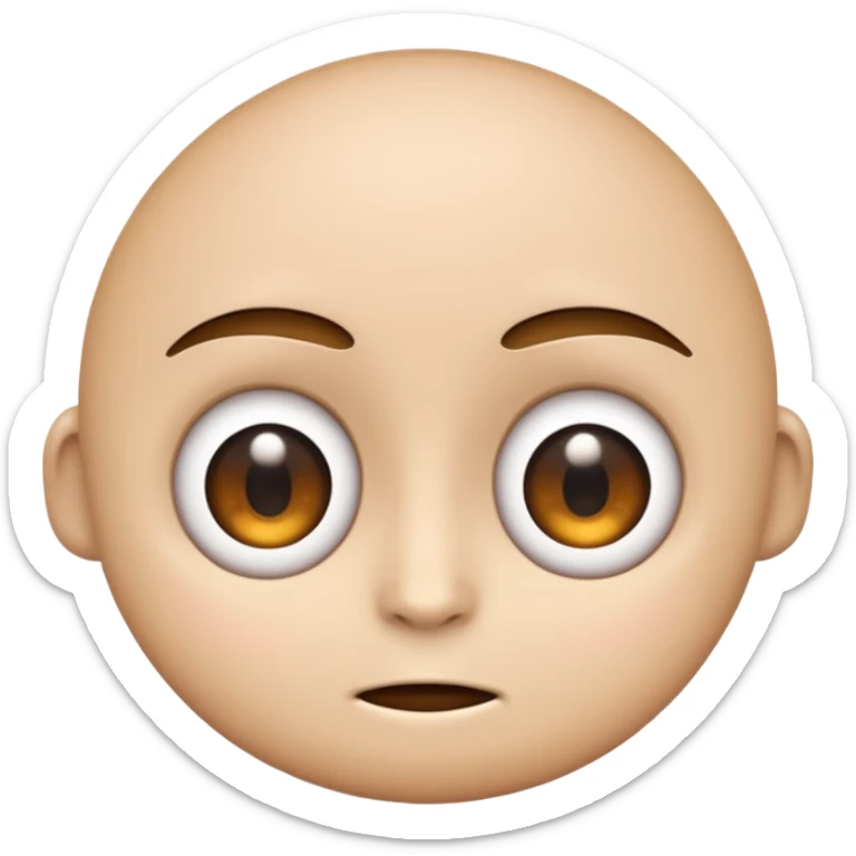Bah alors c’est un emoji qui a des yeux super globuleux sticker