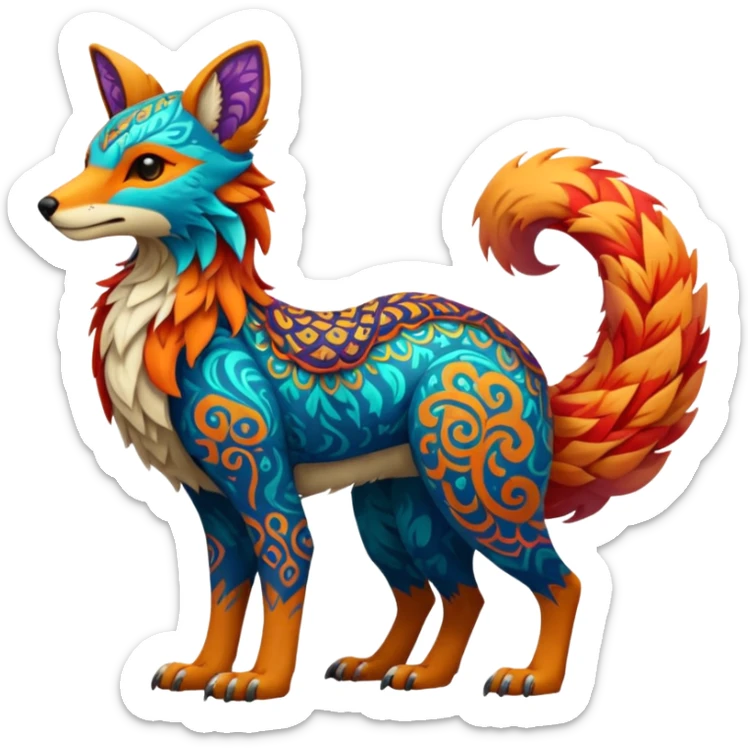 Fionbri-Vernid-creature by Falvie (full body) sticker