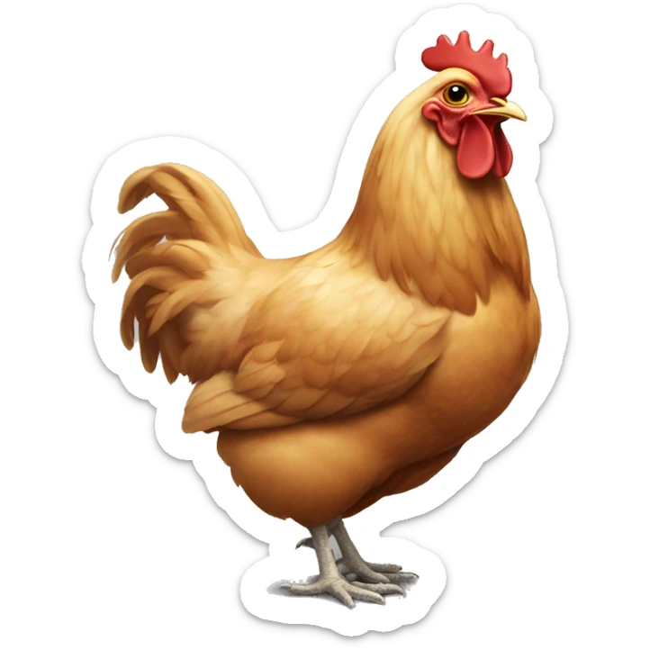Chicken sticker